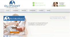Desktop Screenshot of oliphantfinancial.com